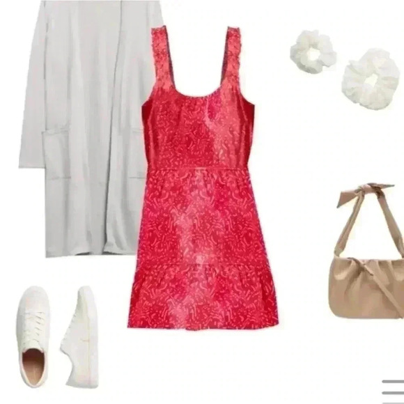 Banana  Republic Ruffle Fit- And- Flare Dress - Picture 4 of 12